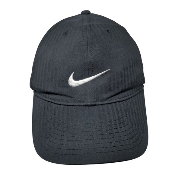 Nike Slideback Hat Black OSFM Adjustable Embroidered Swoosh Legacy91 Dri-Fit - Picture 1 of 8